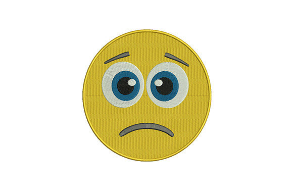 Frowning Emoji Embroidery Review for Seasonal Projects