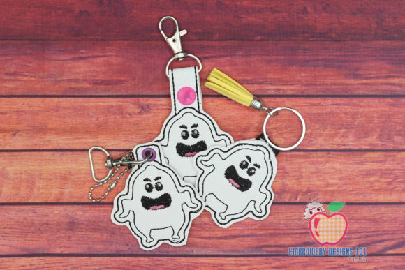 Halloween Scared Turkey Key Fob