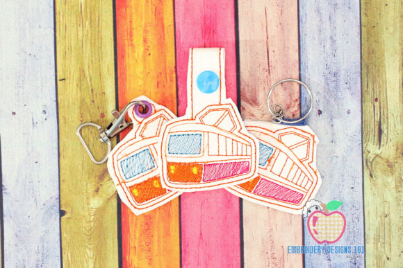 Retro Tram Style Keyfob Keychain ITH Review