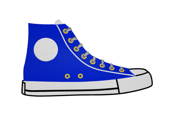 Shoe Embroidery Design