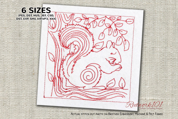 Squirrel on a Tree Branch Embroidery Review