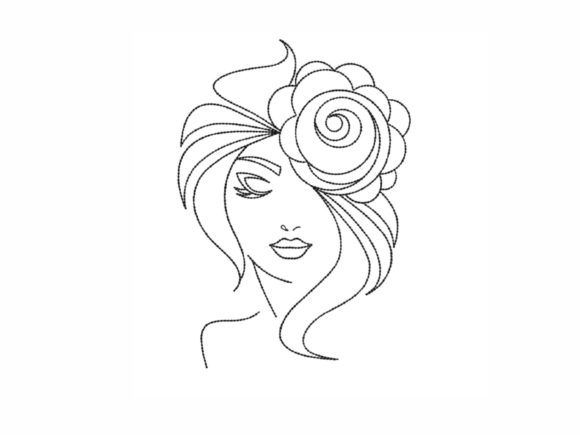 Woman with Flower